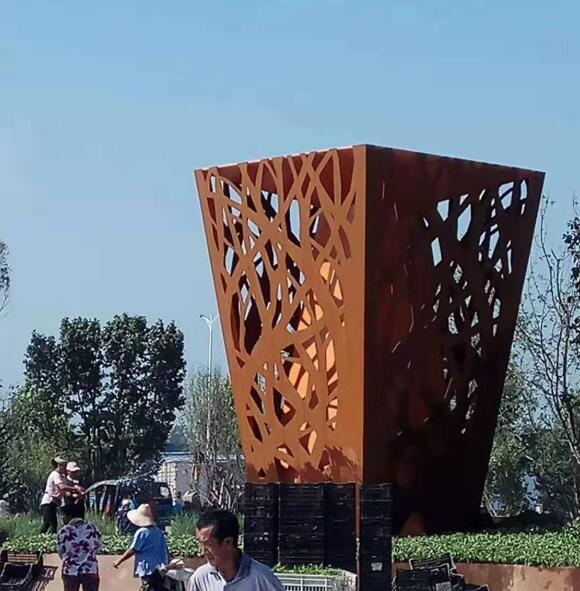 兴业耐候钢板雕塑