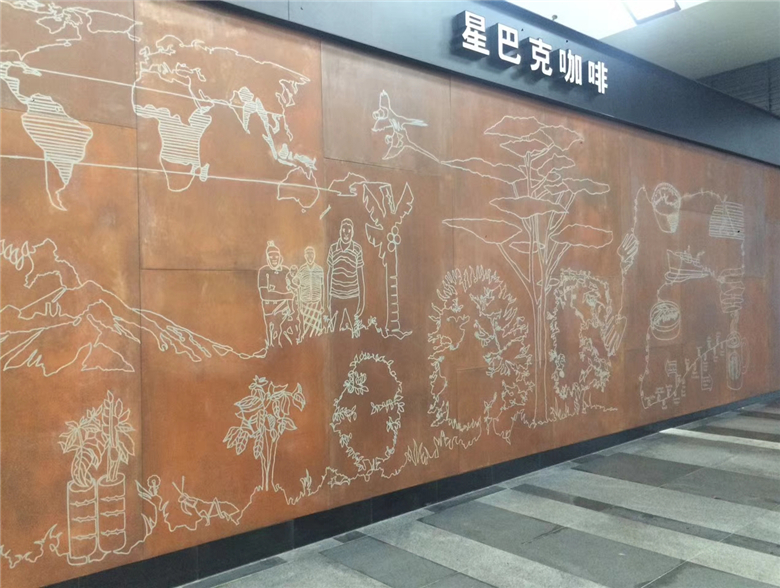 兴业耐候钢幕墙